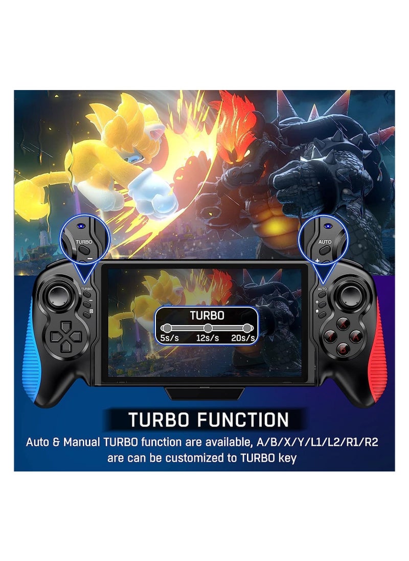 XICEN - XICEN Switch Controller for Nintendo Switch/OLED, One-Piece Joypad Controller Replacement for Nintendo Switch Pro Controller, Switch Remote Suitable for Big Hand Players with Turbo Function - Image 1
