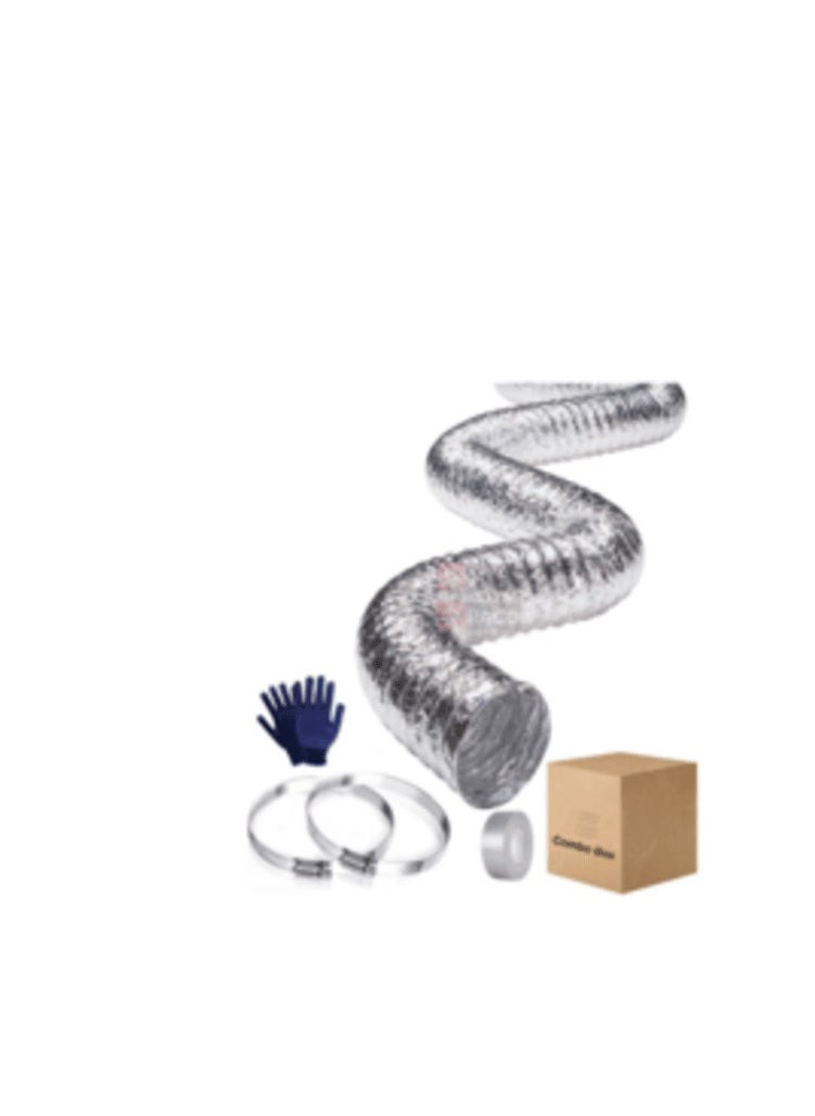 KNP KNP Aluminum Duct with Flexible Hose 10 Inch is designed to provide efficient ventilation for dryers and other high capacity exhaust systems.  - Image 3