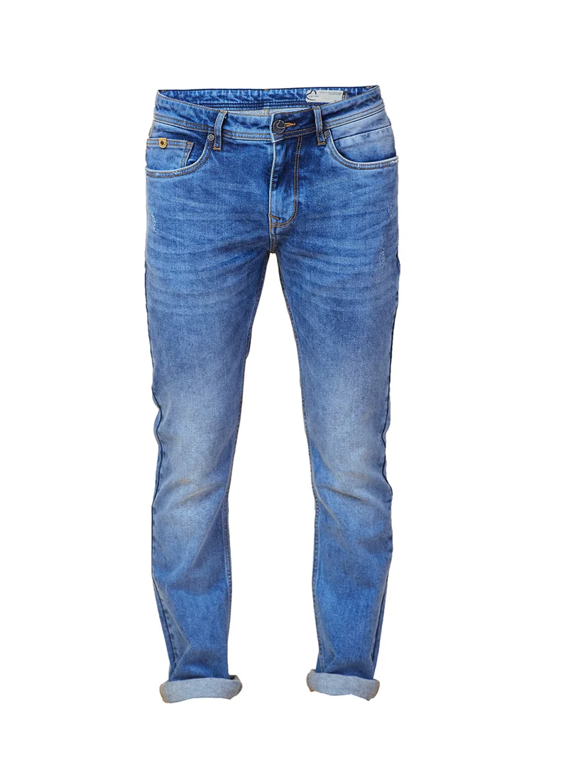 Being Human Being Human Mid Tone Straight Fit Jeans For Men