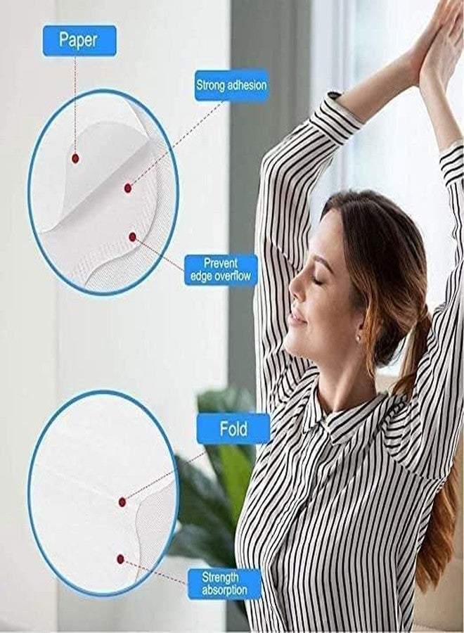 LETURE Disposable Underarm Sweat Pads for Men | Women - Highly Absorbent, Cotton, Anti-Allergic, Anti-Bacterial, and Odor-Control Underarm Sweat Pads, Peel-Off (Pack of 20) - Image 4