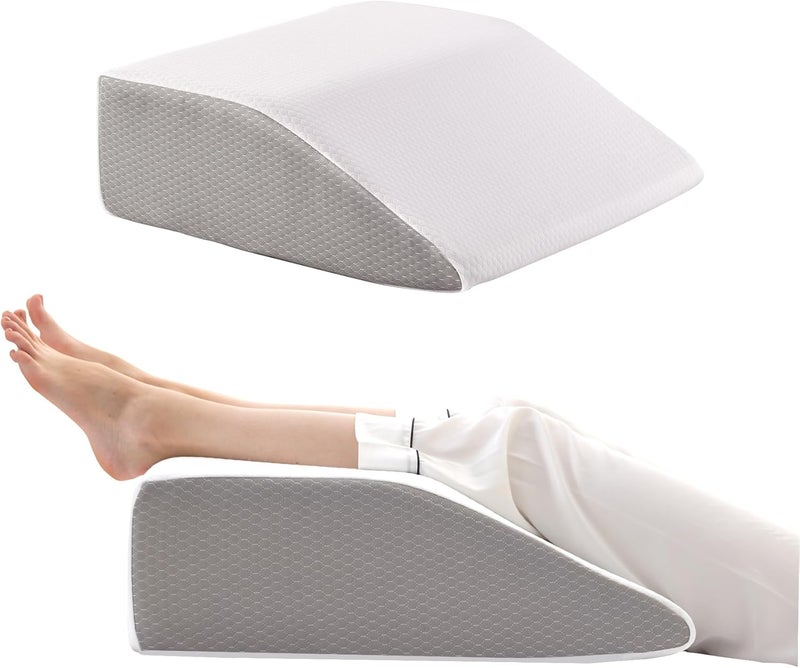 Bedluxe Leg Elevation Pillow - Cooling Gel Memory Foam - Image 1