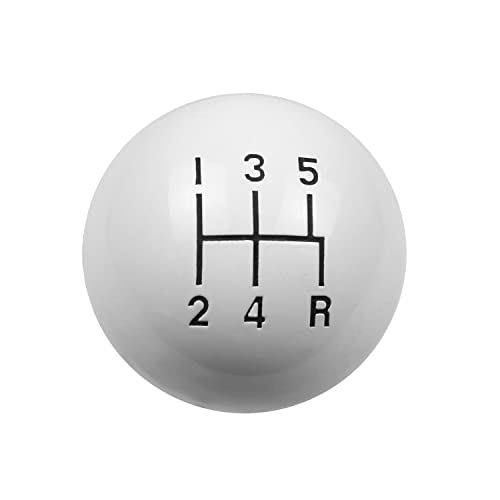 Hurst 1630025 White 5-Speed Replacement Shifter Knob - Image 2