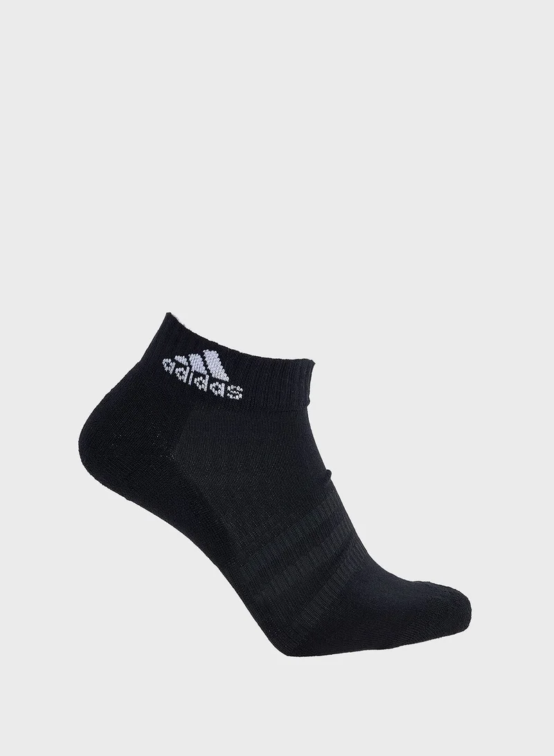 adidas طقم جوارب بطول الكاحل عدد 6 زوج