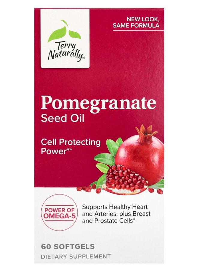 Terry Naturally Pomegranate Seed Oil 60 Softgels