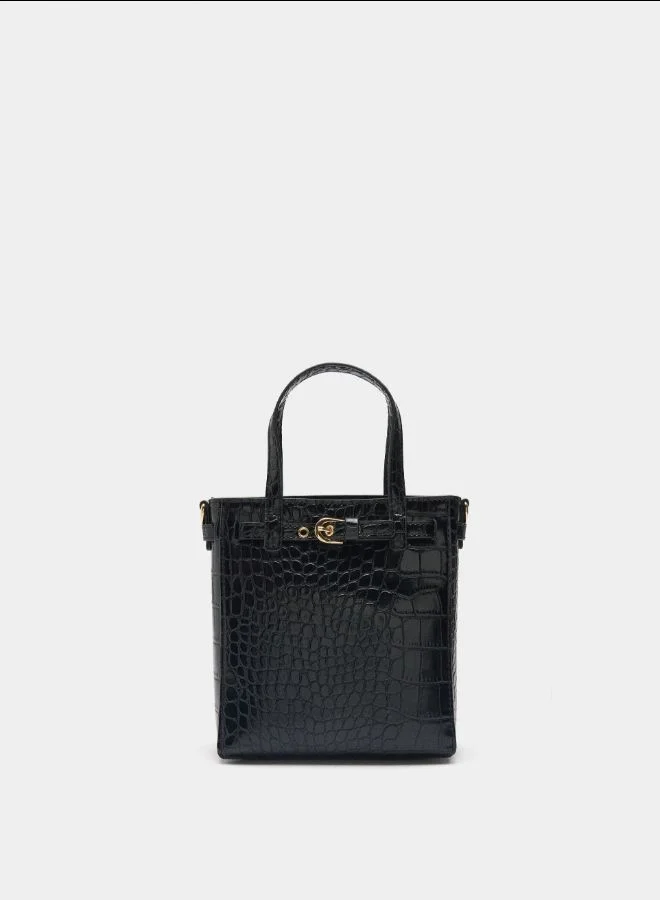 بارفوا حقيبة يد مع نقش حيواني