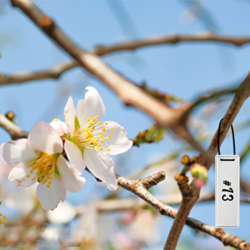 Ioffersuper 200 Aluminum Plant Tags with 200 Metal Wires - Double Sided Write On Metal Labels - Solid Stamping Tags - Waterproof Outdoor Plant Markers for Trees, Greenhouses - Image 4