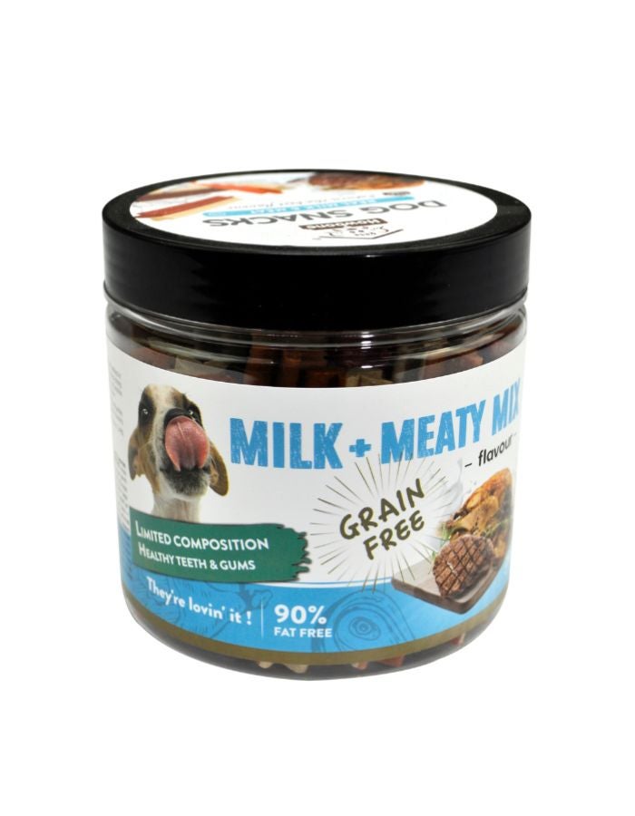 Howbone Twins Stix Dog Snack 200g – Milk & Meaty Mix Flavour