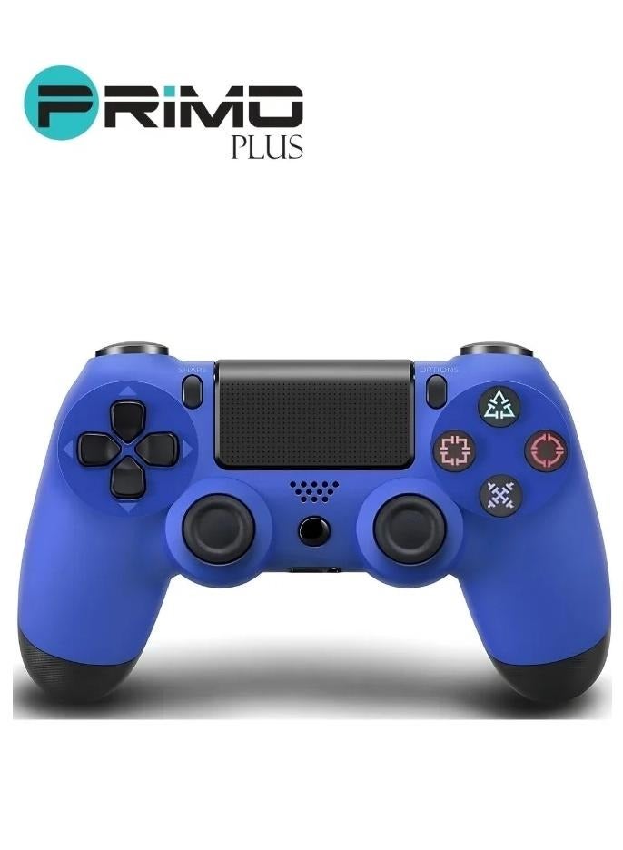 PRIMO PLUS Double Motor Vibration Wireless Controller For P4 Blue - Image 1