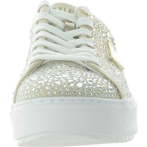 GUESS Women's DENESA Sneaker, Gold 710, 9.5 - Image 2