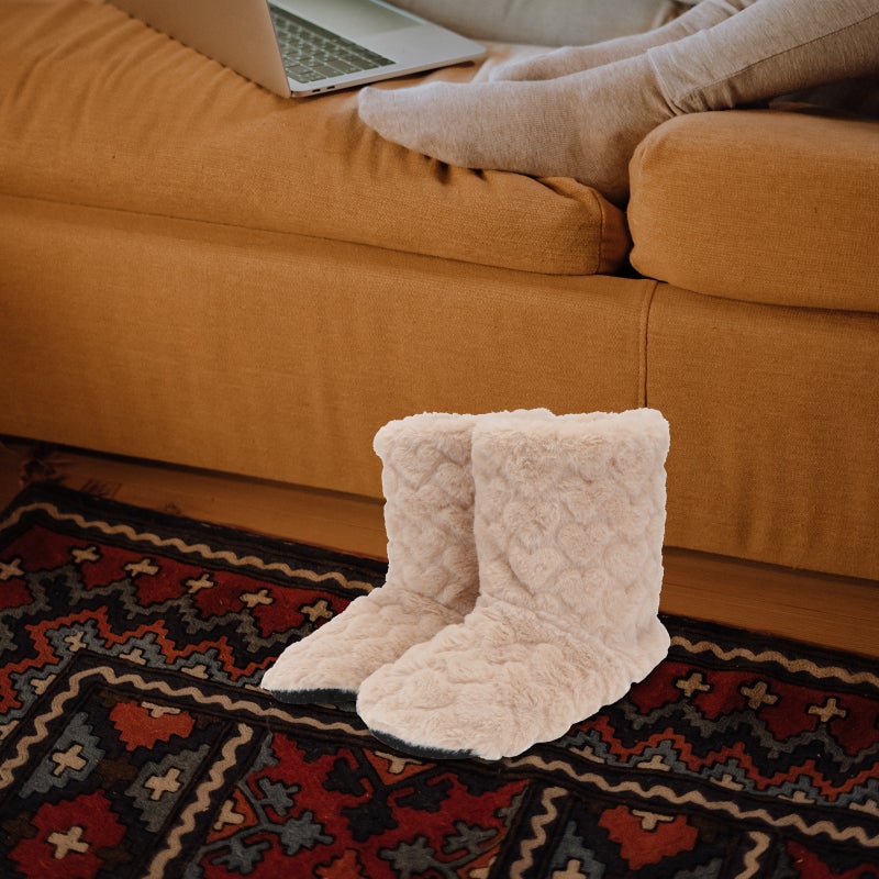 1 Pair High Tube Floor Boots Non- Thickening Dancing Floor Boots Warm Boots - Image 1
