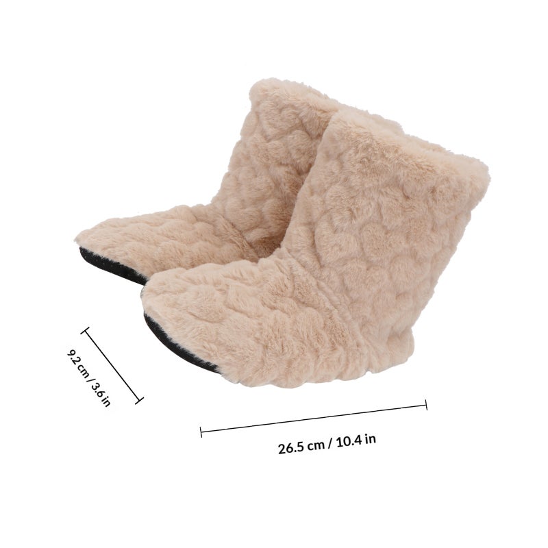 1 Pair High Tube Floor Boots Non- Thickening Dancing Floor Boots Warm Boots - Image 2