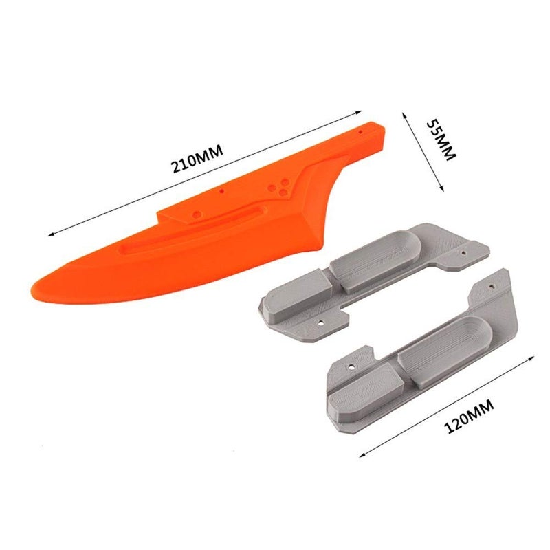 WORKER NO.217 Mod Kit for Nerf Hammershot Attachments Decor Color Orange - Image 2