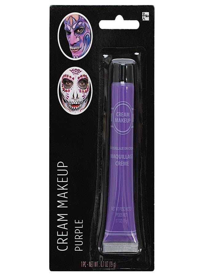 Amscan Purple Cream Makeup - 0.7 Oz. (1 Count) - Easy-to-Apply Face Paint for Spooky Looks, Perfect Halloween Party Props - Image 2