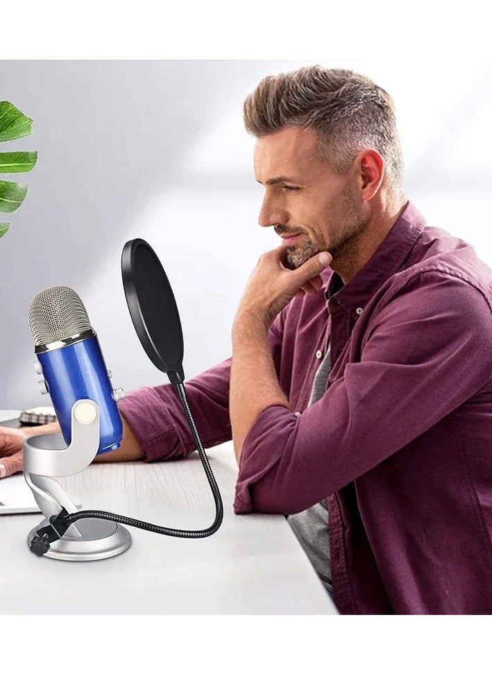 Generic Pop Filter & Microphone Shield – Clear Sound, Pro-Level Recording  - Image 3