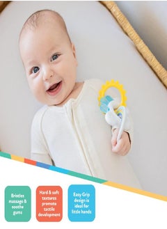 Nuby Nuby Cloud Teether with Sun and Silicone Rain Links : 3+ Months  - Image 4