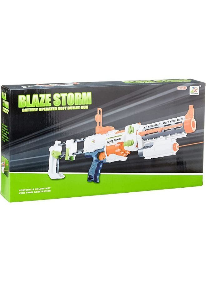 Blaze Storm Battery Operated Soft Bullet Gun - 7024 - Image 1