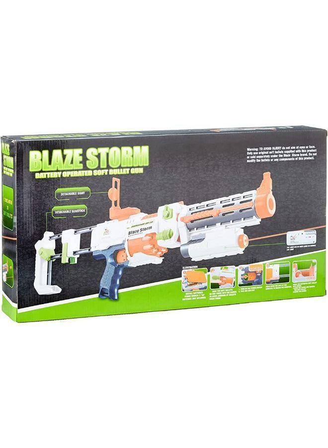 Blaze Storm Battery Operated Soft Bullet Gun - 7024 - Image 2