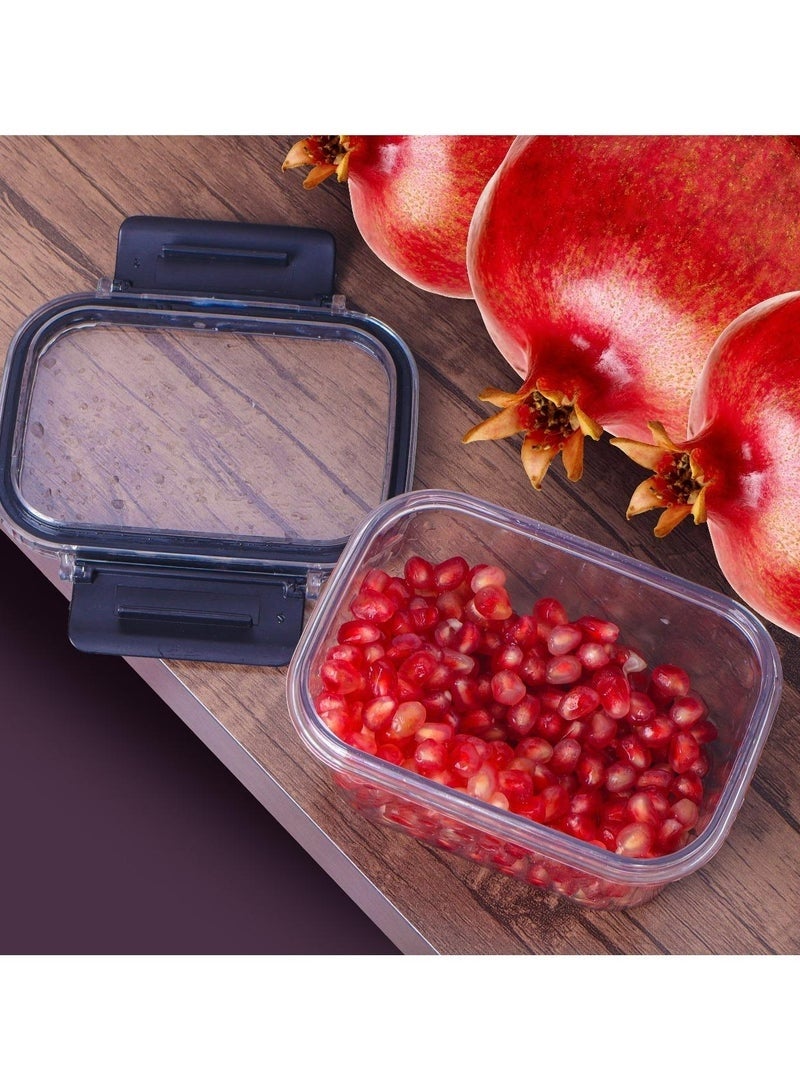 Phoenix Acrylic Food Storage Container Set, 3 Different Sizes, Airtight - Image 5