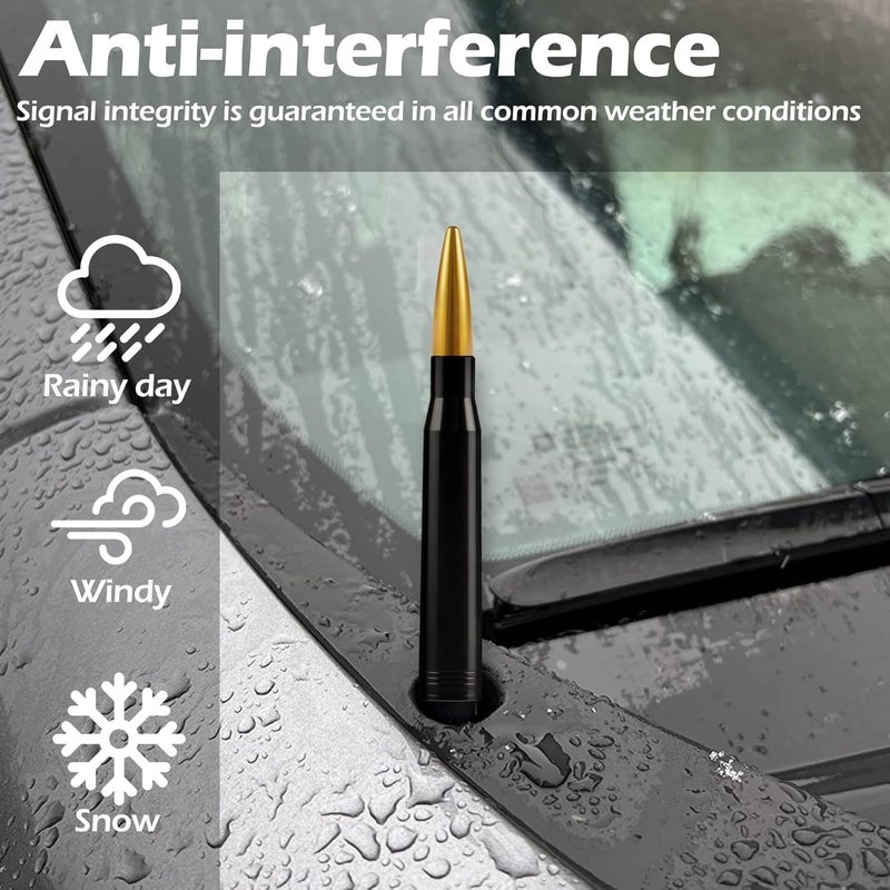 BJSIA Universal Car Antenna - Yellow - Image 4