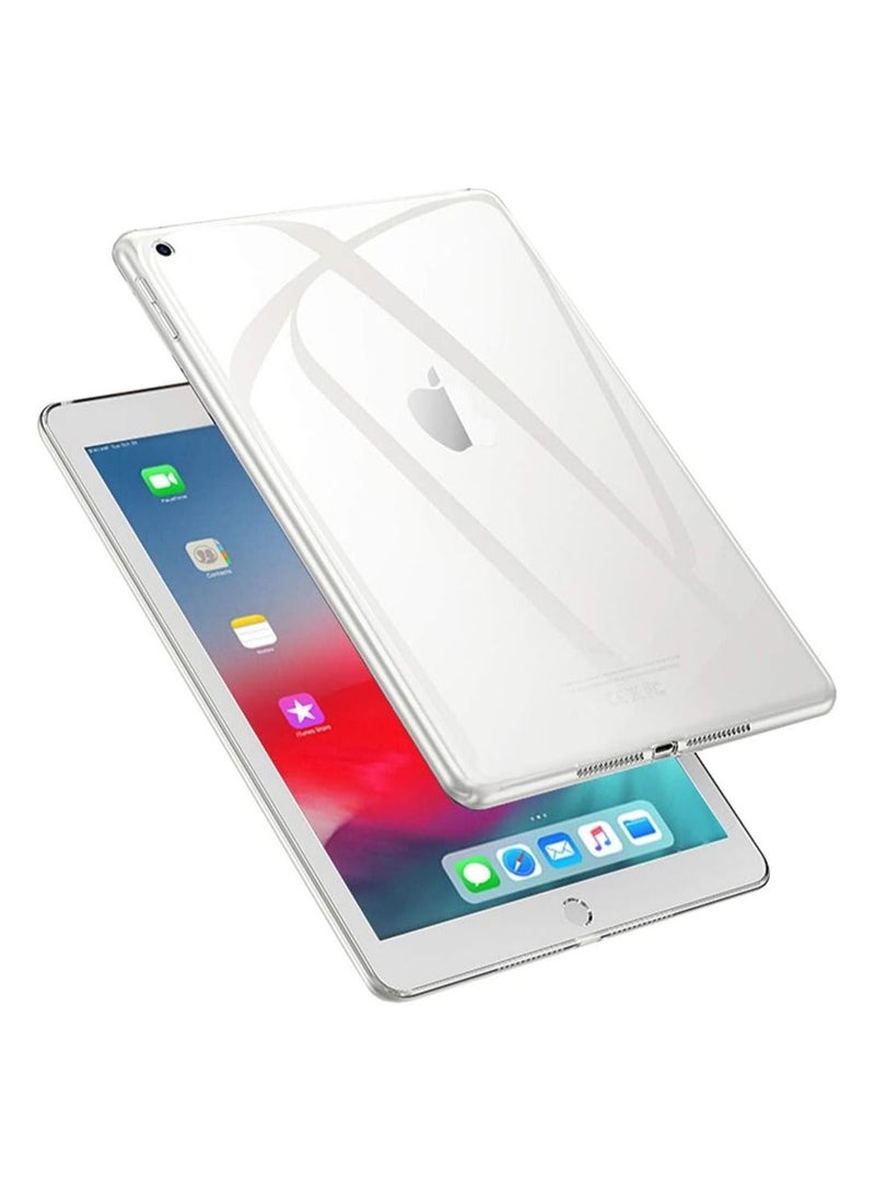Case iPad 10.2" (2020/2019) Clear Case, Ultra-Thin Transparent Soft TPU Back Cover Resistant Flexible Case for iPad 8th/7th Generation - Image 1