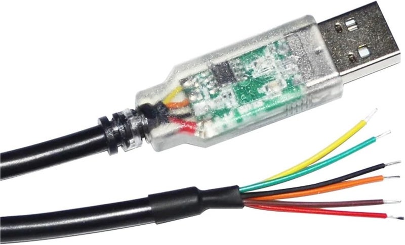 Industrial FT232RQ CHIP USB to RS485 Converter 6 CORE Wire END Cable Compatible USB-RS485-WE-1800-BT GND Data A+ B- 120R - Image 3