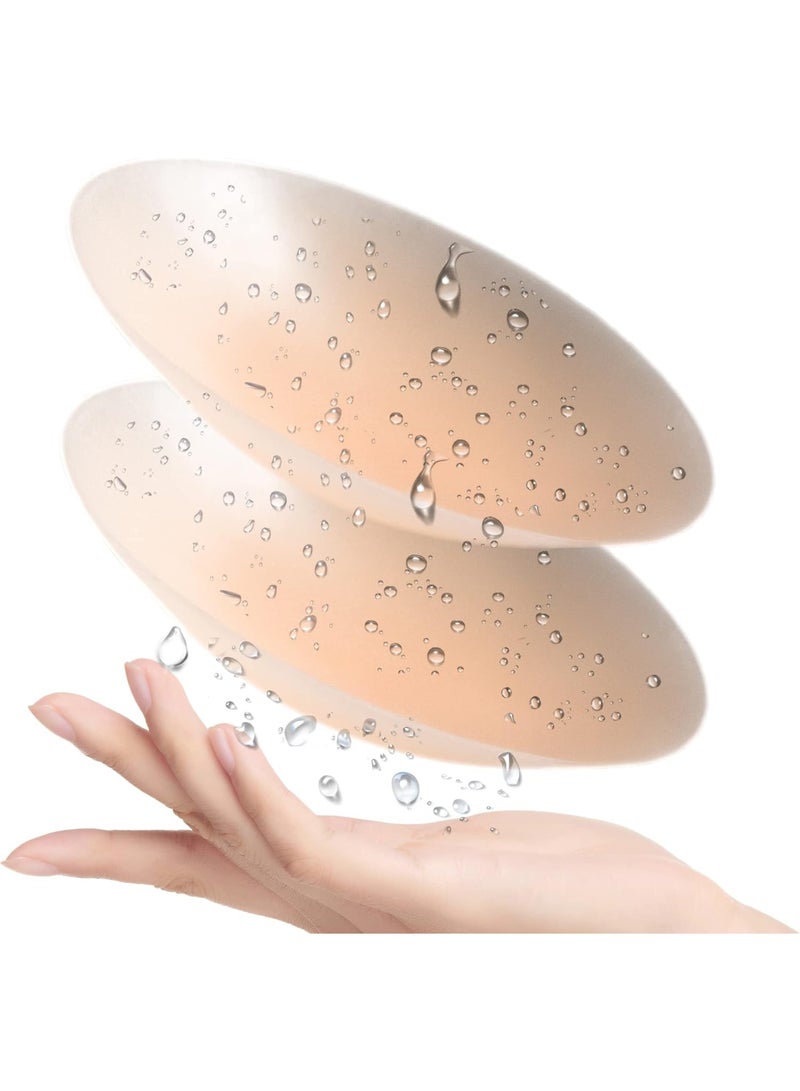 Nipple Covers for Women, Silicone Pasties with Ultrathin Edges and Sheer Adhesive Silicone Nipple Pasties, 8CM Reusable Nipple  Pasty - Image 1