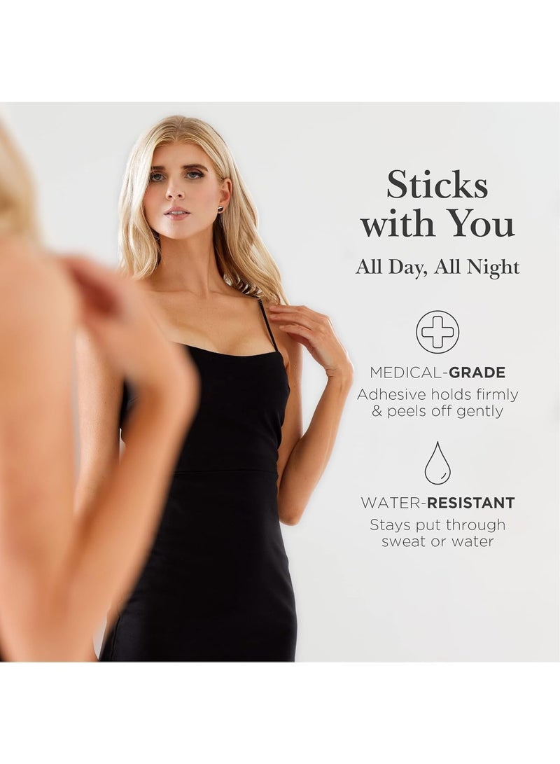 Nipple Covers for Women, Silicone Pasties with Ultrathin Edges and Sheer Adhesive Silicone Nipple Pasties, 8CM Reusable Nipple  Pasty - Image 4