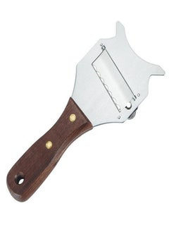 Oasisgalore Adjustable Truffle Slicer with Stainless Steel Plate and Wooden Handle 