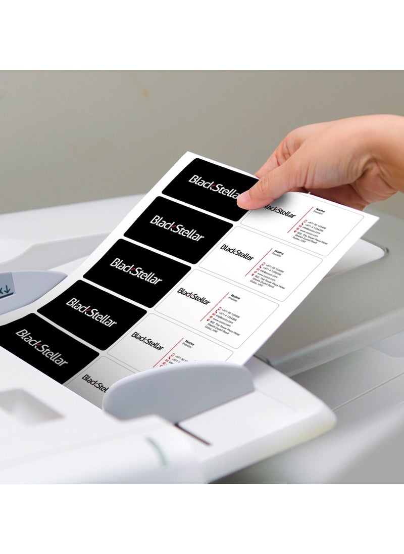 firstnock - 250 GSM Glossy White Cardstock A4-100 Sheets - Flyer Printing Paper for Posters, Leaflets, Drawings, Photos, Sketches - Ideal for Office, School, and Inkjet Printing - Art Glossy Paper - Image 1