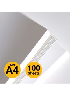 firstnock 250 GSM Glossy White Cardstock A4-100 Sheets - Flyer Printing Paper for Posters, Leaflets, Drawings, Photos, Sketches - Ideal for Office, School, and Inkjet Printing - Art Glossy Paper  - Image 3