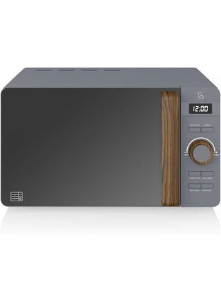 Swan 20L Nordic Digital LED Microwave, 6 Power Levels, Wood Effect Handle, Soft Touch Housing and Matte Finish, 800W, Slate Grey, SM22036LGRYN - pzsku/Z336ACC30B80E4F397D84Z/45/_/1717076309/cf4d01db-9448-4296-ab2f-48a87dca012a