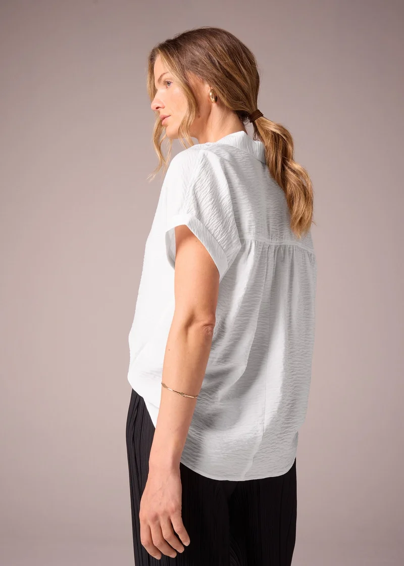 Matalan Et Vous White Popover Blouse