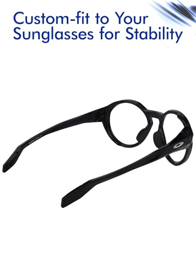 SAUCER Replacement Nose Pieces Pads for Oakley Clifden OO9440 Sunglasses - Asian Fit Black - Image 4