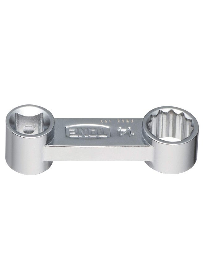 TONE Offset Wrench Adapter FWA3-14 3/8" Inch Drive 14mm - Image 2