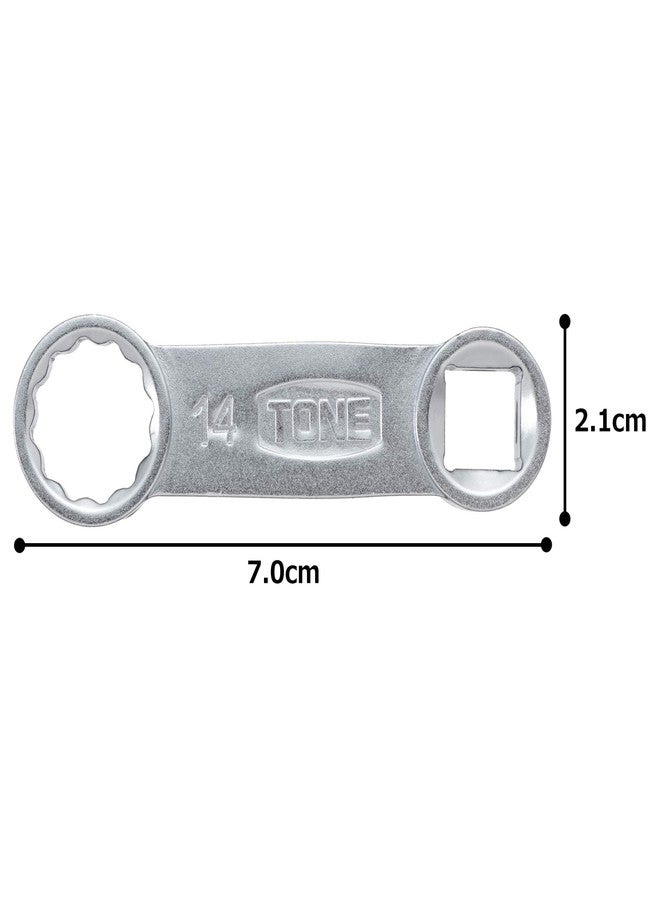 TONE Offset Wrench Adapter FWA3-14 3/8" Inch Drive 14mm - Image 5