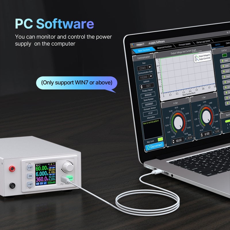 CNC Direct Current Regulated Power Supplies Maintenance Power Supplying Device 1.54inch LCD Screen Support Firmware Upgrade - Image 5