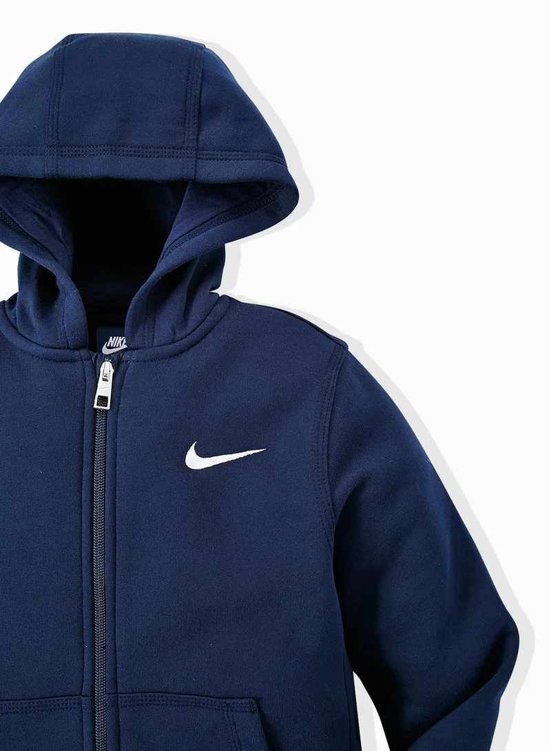 Nike Youth YA76 Zip Through Hoodie