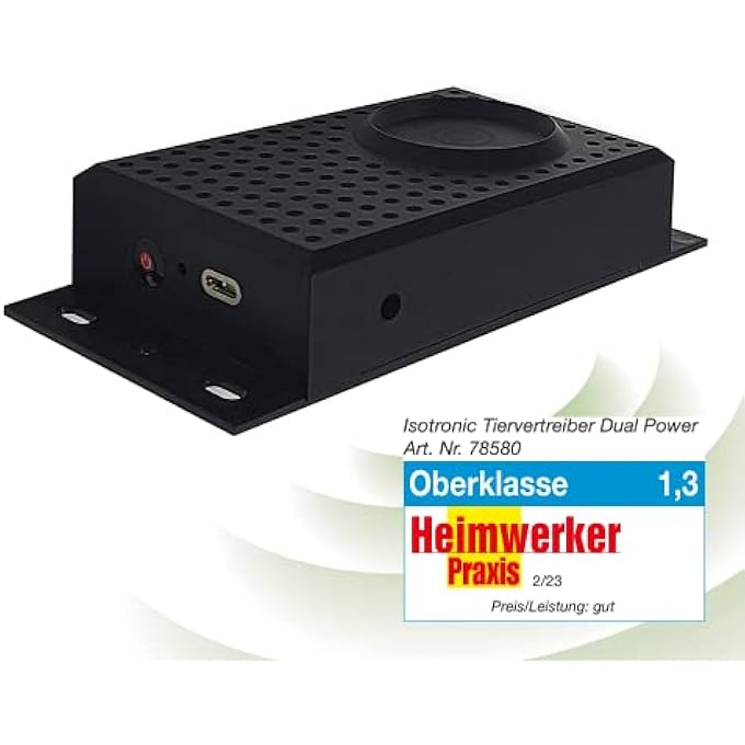 rayihni Marten Deterrent Flash Light/Ultrasonic for Home, Garage and Loft with LED Flash Function, not only martens, but also mice, rats, marten proof (1) - Image 3