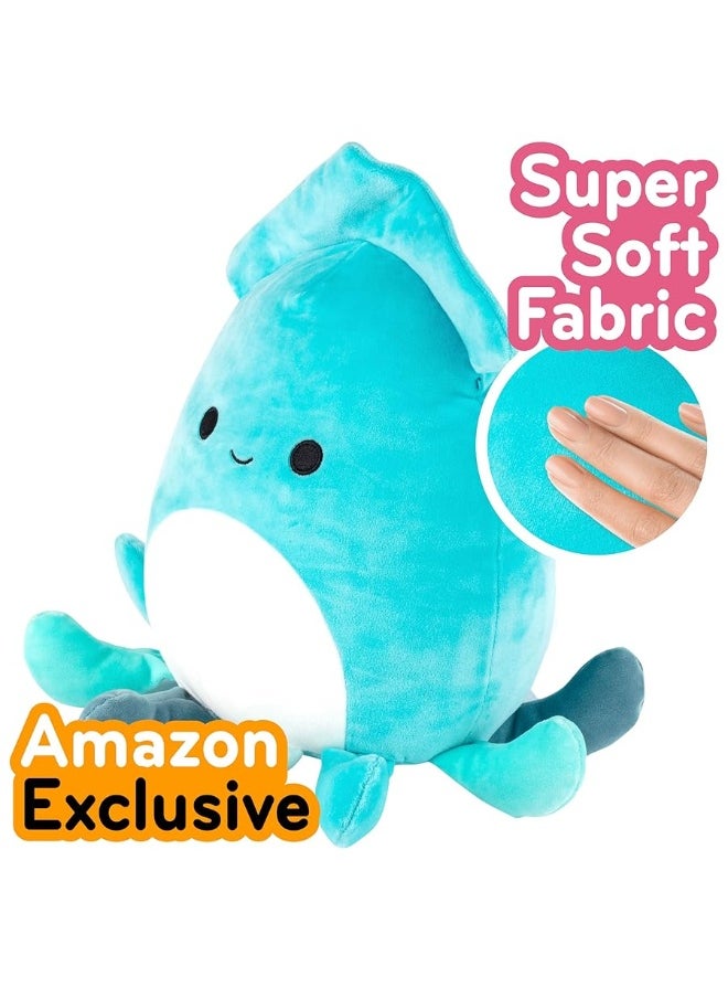 Squishmallows - Squishmallows 10-Inch Sky The Teal Squid - Official Jazwares Plush - Collectible Soft & Squishy Sea Stuffed Animal Toy - Add to Your Squad - Gift for Kids, Girls & Boys - Image 1