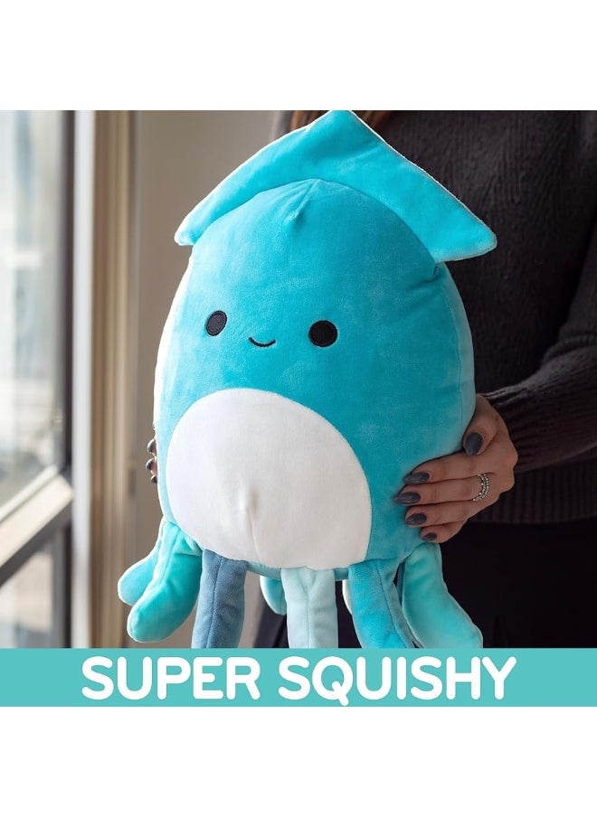 Squishmallows - Squishmallows 10-Inch Sky The Teal Squid - Official Jazwares Plush - Collectible Soft & Squishy Sea Stuffed Animal Toy - Add to Your Squad - Gift for Kids, Girls & Boys - Image 1