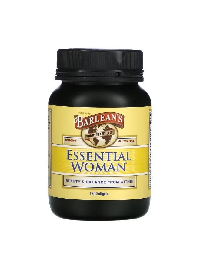 BARLEAN'S - Essential Woman Supplement 120 Softgels - Image 1