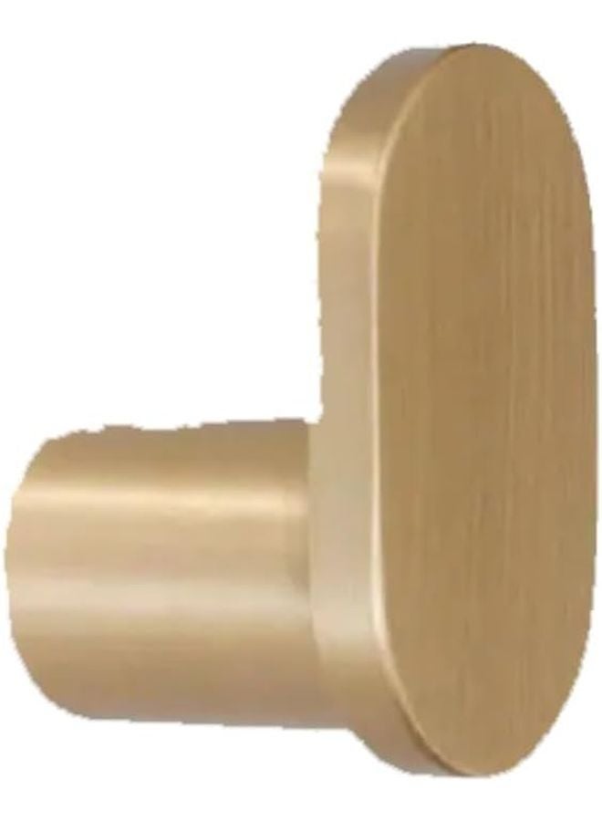 Solid Brass Wall Mounted Coat Hooks Towel Hanger Gold Color B 100g Bathroom Kitchen Organizer - Image 1