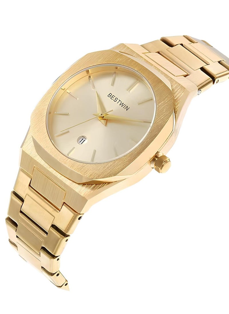 Bestwin gold watch for men  - Image 3