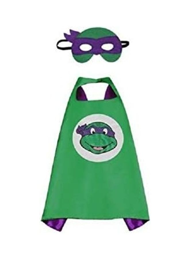 NIBEMINENT Double Sided Costume Cape And Mask Set