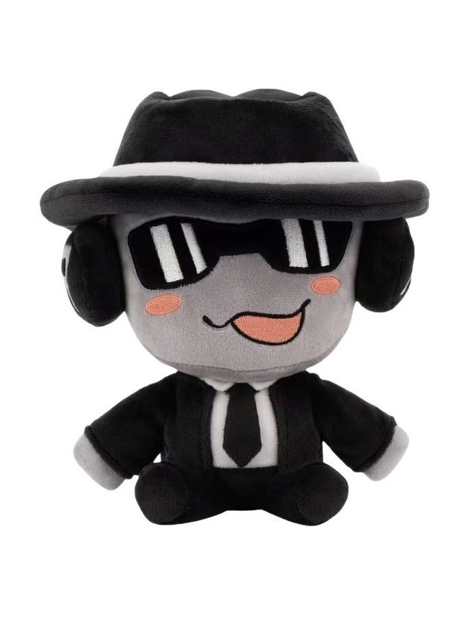 HALAMODO Forsaken Black Plush Toy – 20cm Premium Soft Stuffed Animal, ASTM-Certified Cuddly Companion for Kids (3+) & Adults, Cute Dark-Themed Plush for Halloween Decor/Party, Ideal Birthday Gift & Daily Hugging Toy​ - Image 1