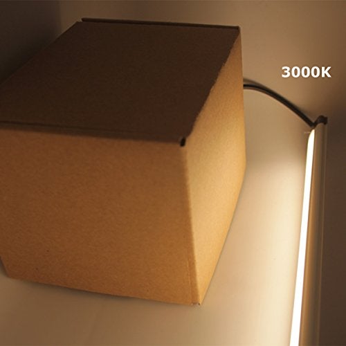 Litever 6 Inches Under Cabinet Light Bar for Small Cabinets, 12VDC, 2.5W, 3000K Warm White,with Mounting Clips, Screws, Self-Adhesive Pads. Compatible LL-008 Series -(2-Pack-3000K) - Image 5
