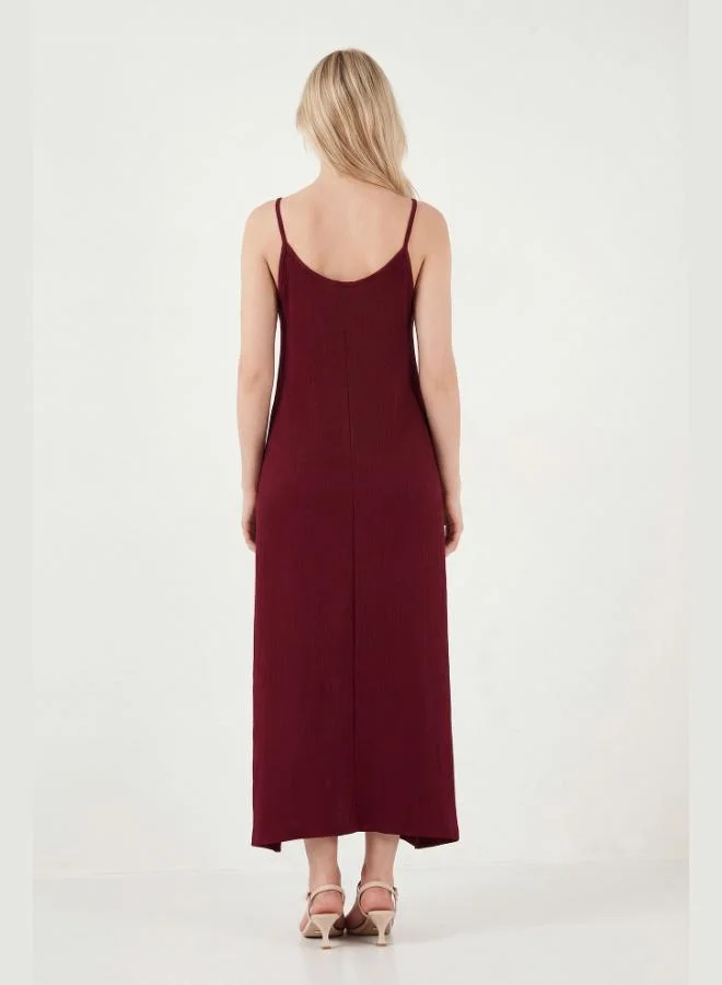 Lela  Lela Regular Fit Strappy Long Dress Women's Dress 5865732 for Women | Best Price UAE