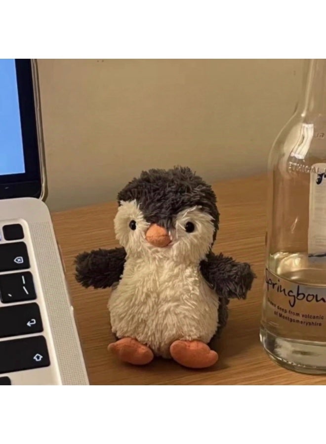 Peanut Penguin Plush Keychain – Cute Couple Bag Charm - Image 2