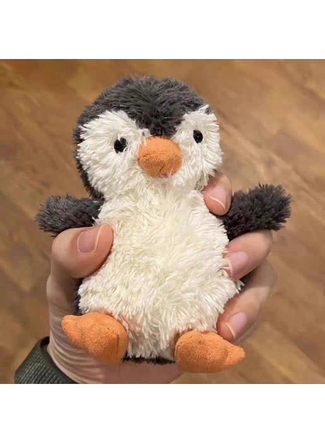 Peanut Penguin Plush Keychain – Cute Couple Bag Charm - Image 3