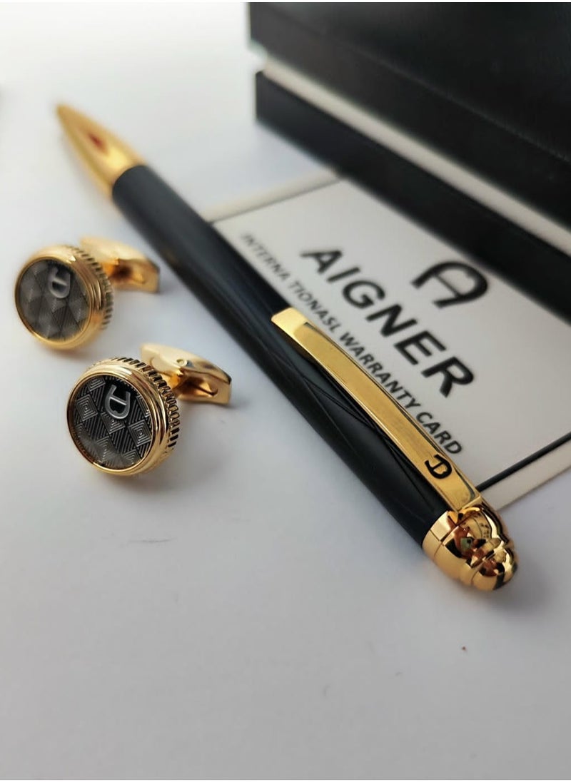 New pen and cufflink, latest version, first class